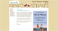Desktop Screenshot of nickandmelaina.mydagsite.com