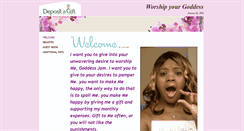 Desktop Screenshot of goddessjam.mydagsite.com