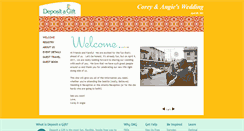 Desktop Screenshot of coreyandangie.mydagsite.com