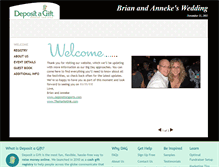 Tablet Screenshot of brianannekewedding.mydagsite.com