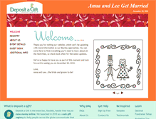 Tablet Screenshot of anna-lee-wedding.mydagsite.com