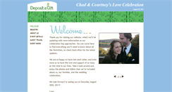 Desktop Screenshot of chadandcourtney.mydagsite.com